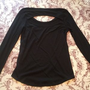 VS PINK Black long sleeve shirt